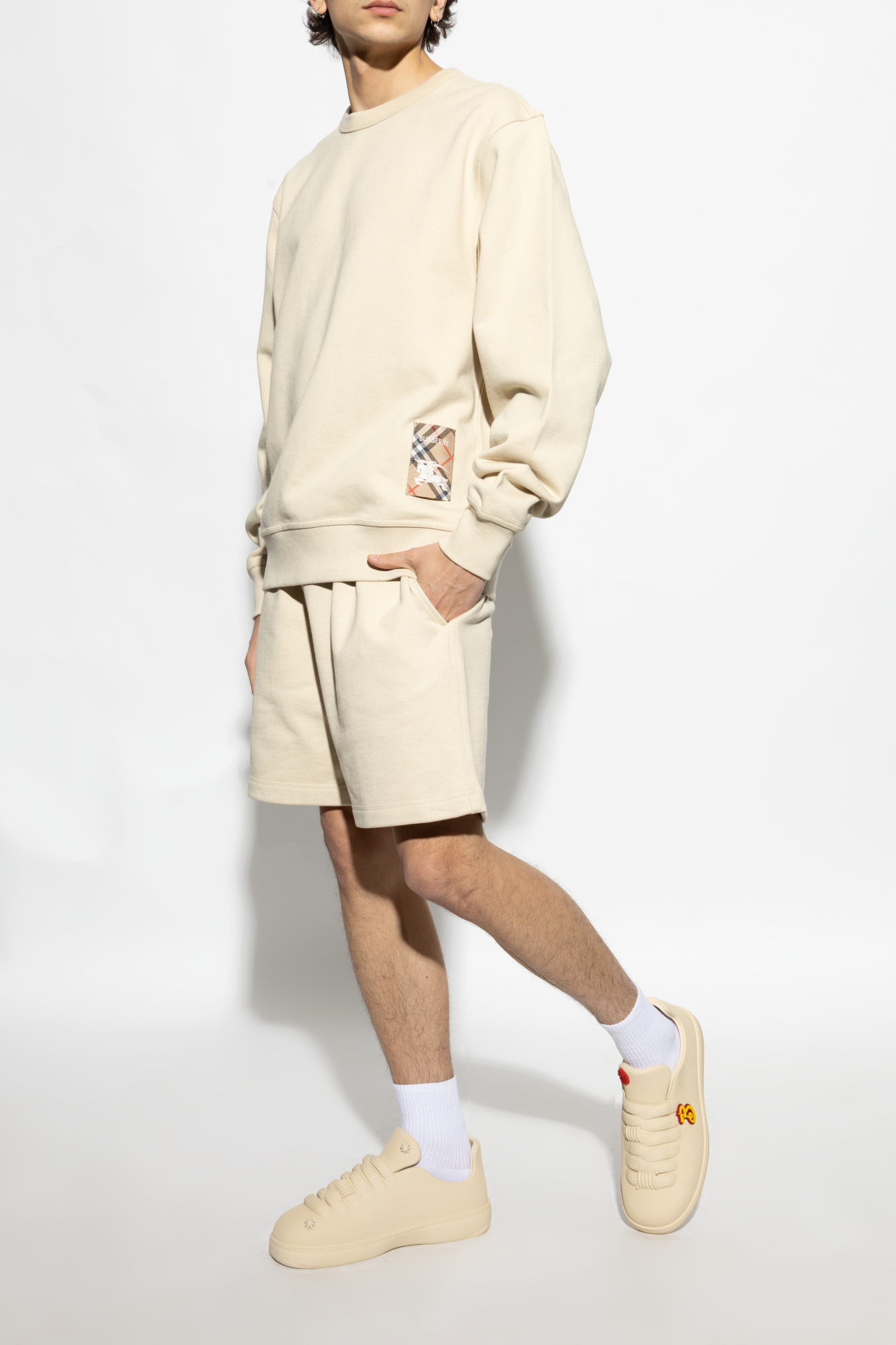 Beige Rubber 'Bubble' sneakers Burberry - Vitkac AS